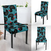 Black Duck Mallard Pattern Print Chair Cover-grizzshop