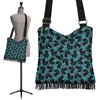 Black Duck Mallard Pattern Print Crossbody Bags-grizzshop