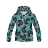 Black Duck Mallard Pattern Print Men Pullover Hoodie-grizzshop