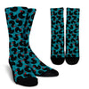 Black Duck Mallard Pattern Print Unisex Crew Socks-grizzshop