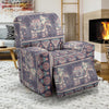 Black Elephant Aztec Pattern Prints Recliner Cover-grizzshop