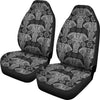 Load image into Gallery viewer, Black Elephant Mandala Print Universal Fit Car Seat Cover-grizzshop