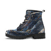 Black Gold Cracked Marble Men's Boots-grizzshop