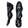 Black Gold Cracked Marble Muay Thai Shin Guard-grizzshop