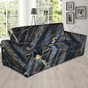 Black Gold Cracked Marble Sofa Cover-grizzshop