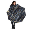 Black Gold Cracked Marble Umbrella-grizzshop