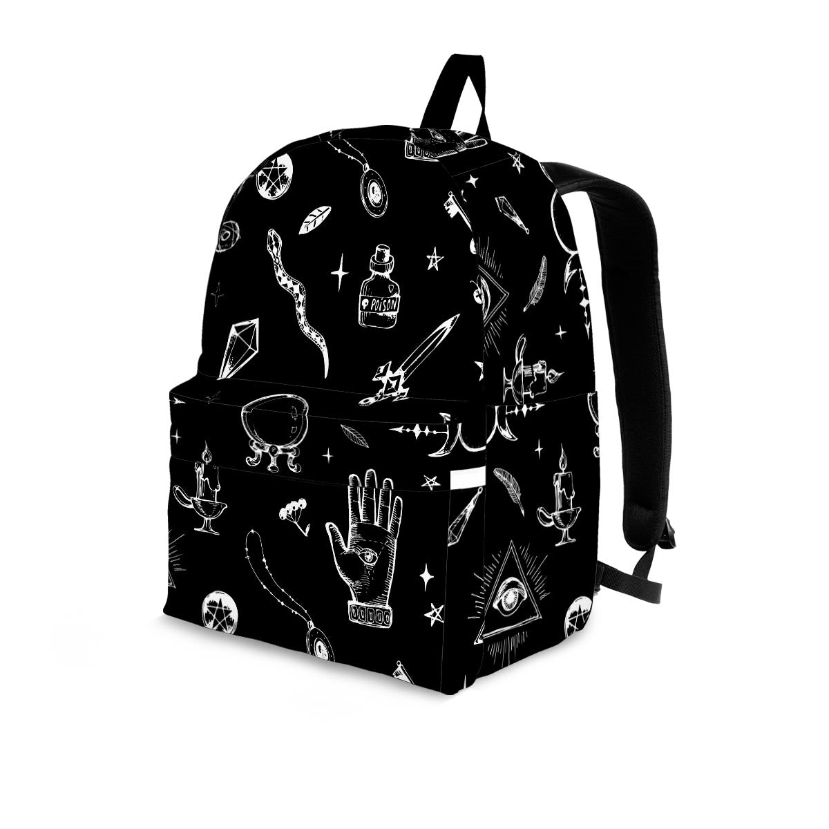 Black Gothic Witch Backpack-grizzshop