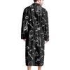 Black Gothic Witch Men's Robe-grizzshop