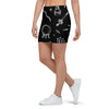 Black Gothic Witch Mini Skirt-grizzshop