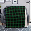 Black Green Plaid Tartan Blanket-grizzshop
