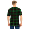 Black Green Plaid Tartan Men T Shirt-grizzshop