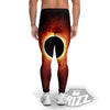 Black Hole Scientific Print Men's Leggings-grizzshop