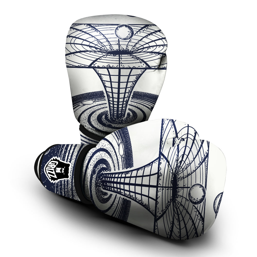 Black Hole Tattoo Print Boxing Gloves-grizzshop