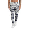 Black Hole Tattoo Print Men's Leggings-grizzshop