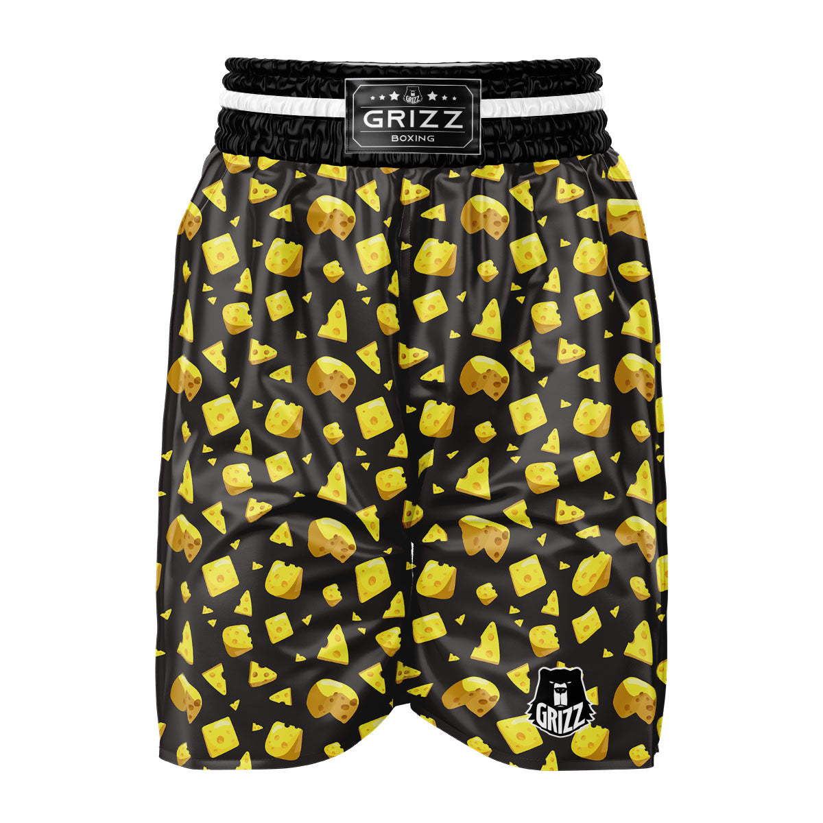 Black Holes And Cheese Print Pattern Boxing Shorts-grizzshop