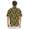 Black Holes And Cheese Print Pattern Men's Short Sleeve Shirts-grizzshop