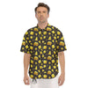 Black Holes And Cheese Print Pattern Men's Short Sleeve Shirts-grizzshop