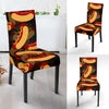 Black Hot Dog Pattern Print Chair Cover-grizzshop