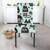 Black Kitten Cat Pattern Print Chair Cover-grizzshop