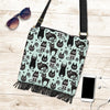 Black Kitten Cat Pattern Print Crossbody Bags-grizzshop