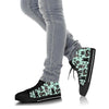 Black Kitten Cat Pattern Print Men Women's High Top Shoes-grizzshop