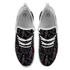 Black Magic Witch Hand Of Glory Print White Athletic Shoes-grizzshop