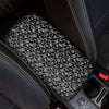 Black Paisley Bandana Print Car Center Console Cover-grizzshop