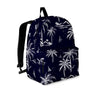 Black Palm Tree Hawaiian Print Backpack-grizzshop