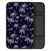 Black Palm Tree Hawaiian Print Car Console Cover-grizzshop