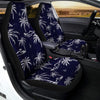 Black Palm Tree Hawaiian Print Car Seat Covers-grizzshop