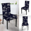 Black Palm Tree Hawaiian Print Chair Cover-grizzshop