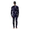 Black Palm Tree Hawaiian Print Men's Pajamas-grizzshop