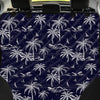 Black Palm Tree Hawaiian Print Pet Car Seat Cover-grizzshop