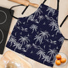 Black Palm Tree Hawaiian Print Women's Apron-grizzshop