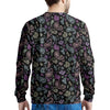 Black Pastel Paisley Bandana Print Men's Sweatshirt-grizzshop