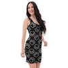 Black Paw Bodycon Dress-grizzshop