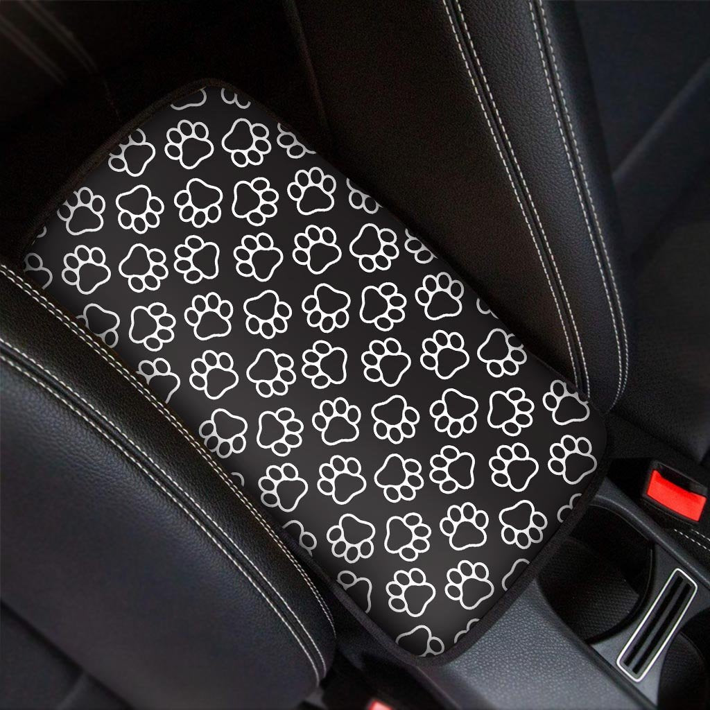 Black Paw Car Console Cover-grizzshop