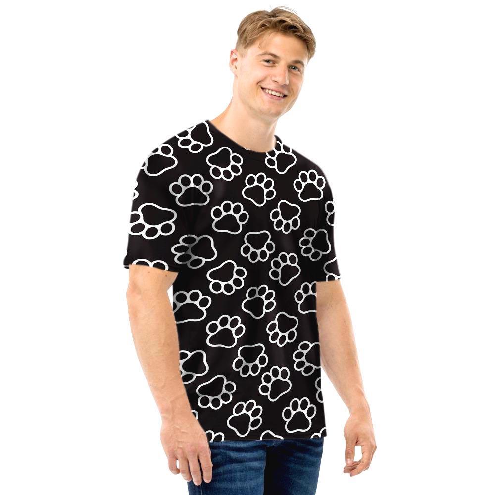 Black Paw Men T Shirt-grizzshop