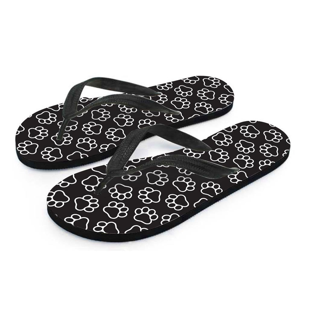 Black Paw Men's Flip Flops-grizzshop