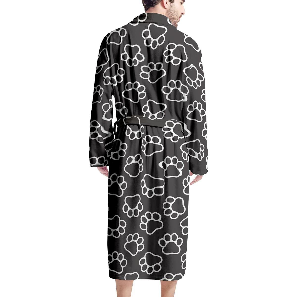 Black Paw Men's Robe-grizzshop