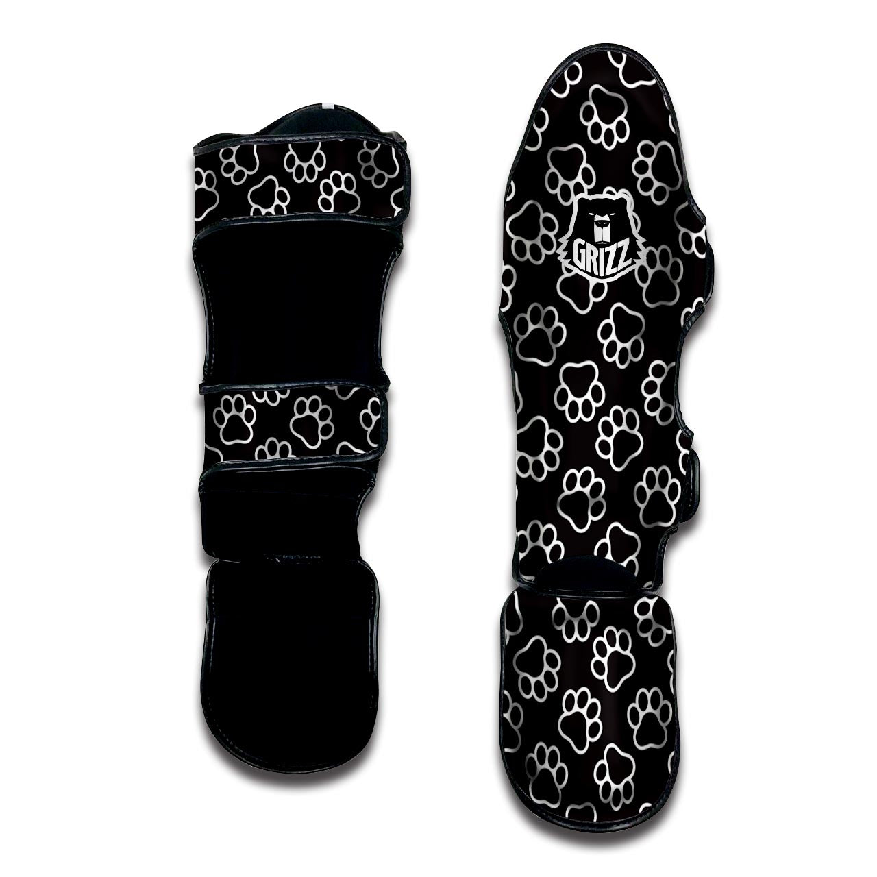 Black Paw Muay Thai Shin Guard-grizzshop