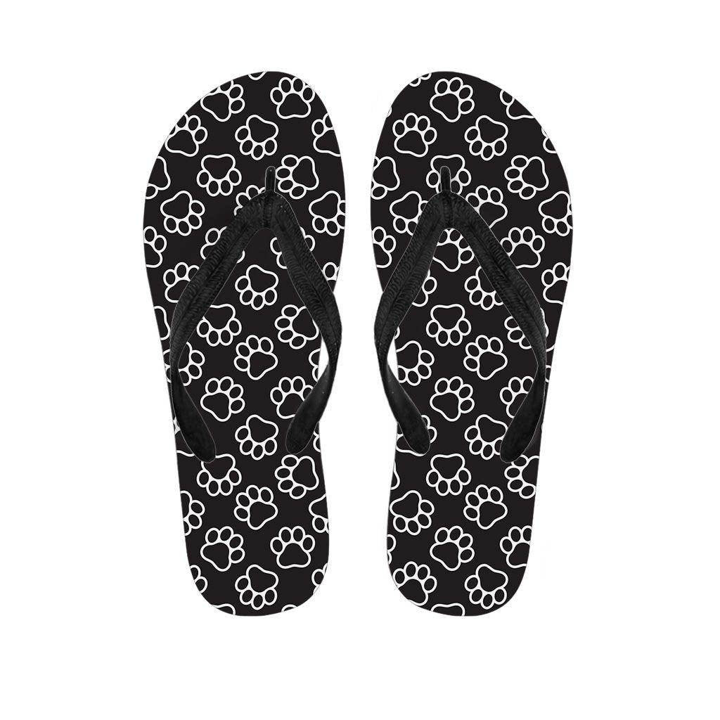 Black Paw Women's Flip Flops-grizzshop