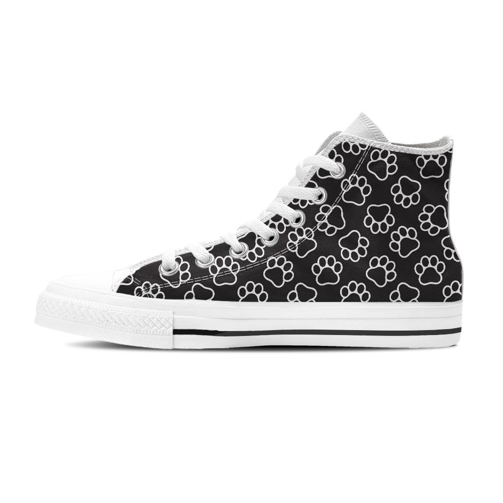 Black Paw Women's High Top Shoes-grizzshop