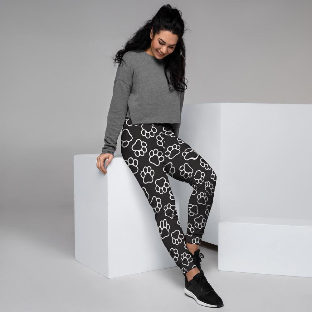 Black Paw Women's Joggers-grizzshop