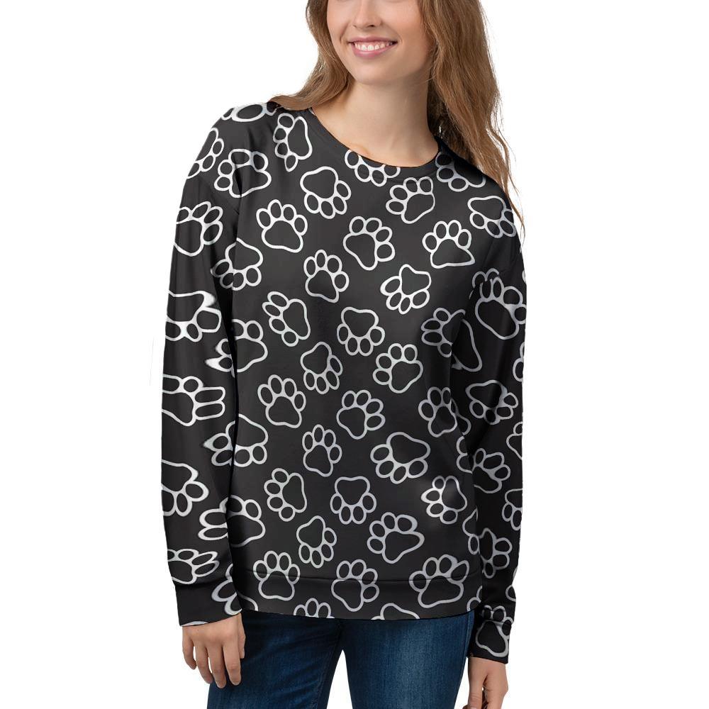 Black Paw Women's Sweatshirt-grizzshop