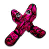 Black Pink Butterfly Print Muay Thai Shin Guard-grizzshop