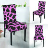 Black Pink Cow Print Chair Cover-grizzshop