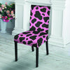 Black Pink Cow Print Chair Cover-grizzshop