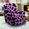 Black Pink Cow Print Recliner Cover-grizzshop