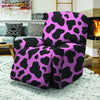 Black Pink Cow Print Recliner Cover-grizzshop